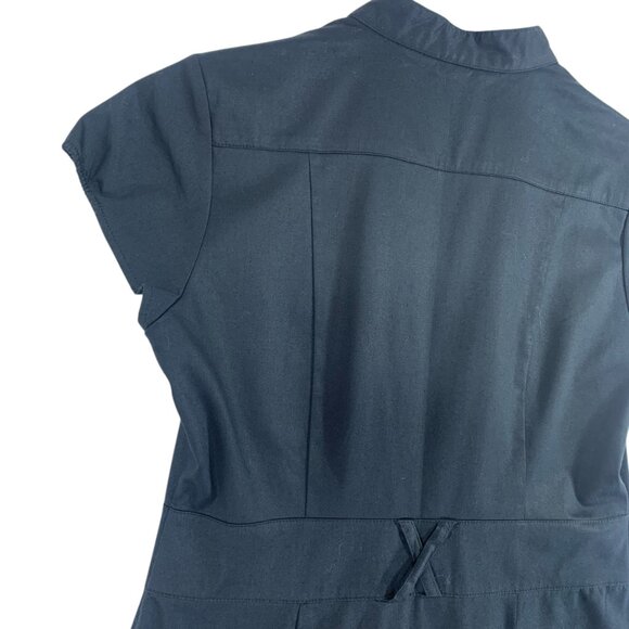 H&M black Button down cargo style Dress Size small fitted - Picture 12 of 16